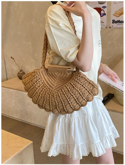 Crochet Shell Boho Bag