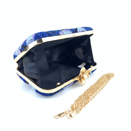 Vintage Pearl Embroidered Clutch