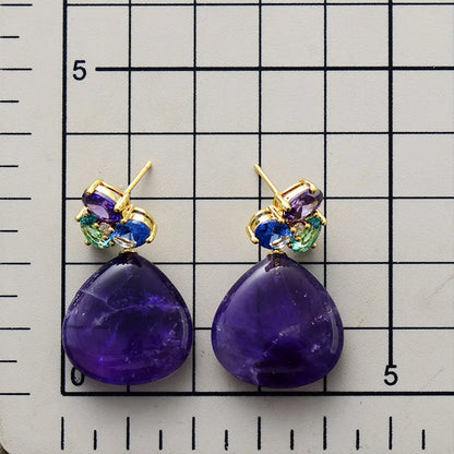 Mirabelle Gem Drop Earrings