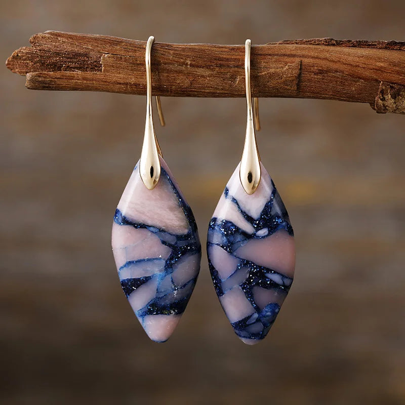 Jasper Luxe Marble Earrings