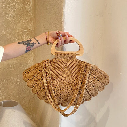 Crochet Shell Boho Bag