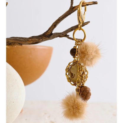 Boheme Cameo Charm Keychain