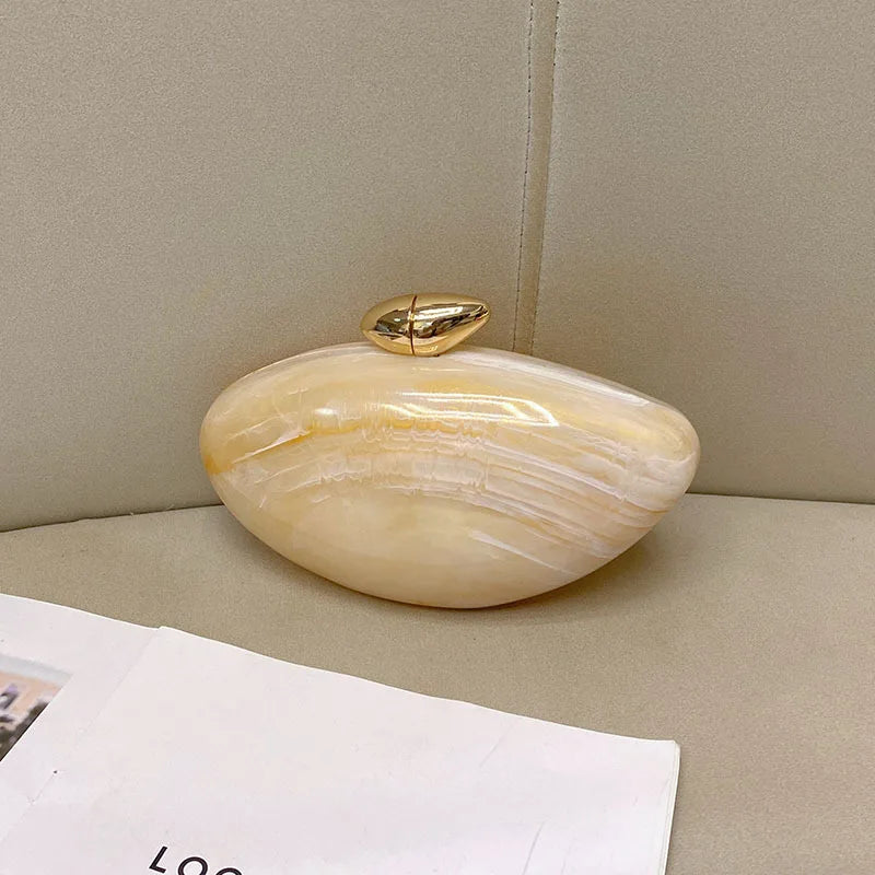 Venus Shell Acrylic Clutch