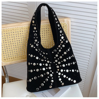 Cafe Studded Shoulder Bag