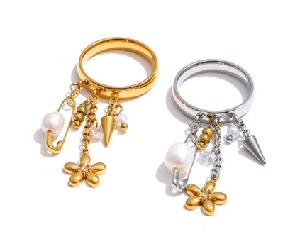 Petite Muse Charm Ring