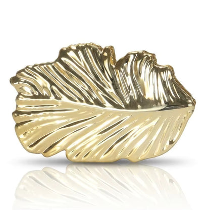 Golden Plume Clutch Bag