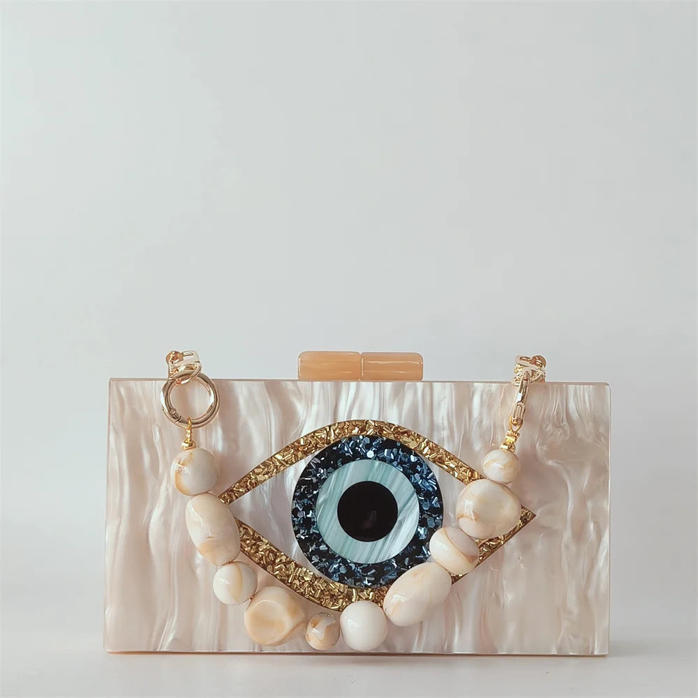 Luxury Mystic Evil Eye Clutch Bag