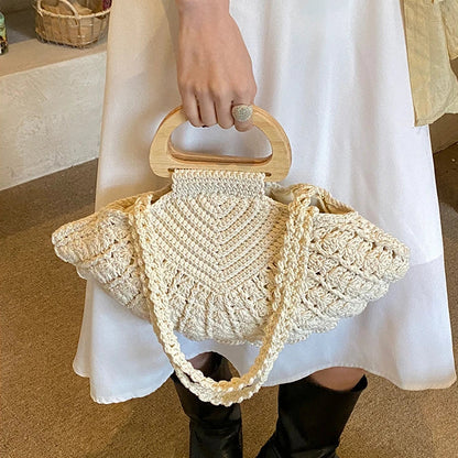 Crochet Shell Boho Bag