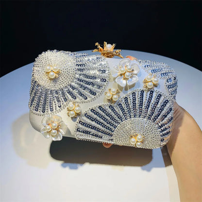 Floral Dream Pearl Clutch