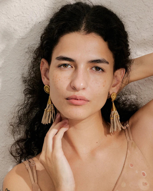Nautilus Tassel Earrings