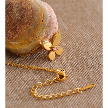 Nymphaea Butterfly Necklace