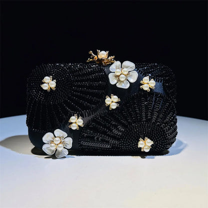Floral Dream Pearl Clutch