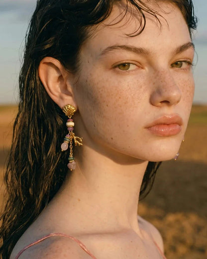 Nymphaea Shell Earrings