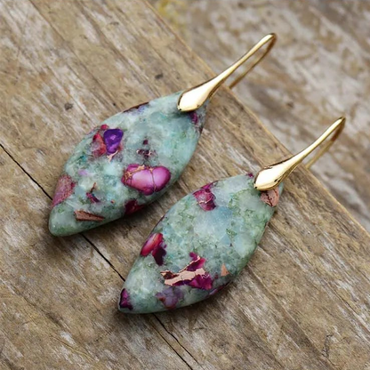 Jasper Luxe Marble Earrings