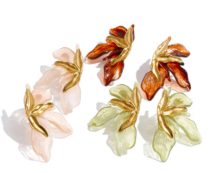 Nymphaea Petal Earrings
