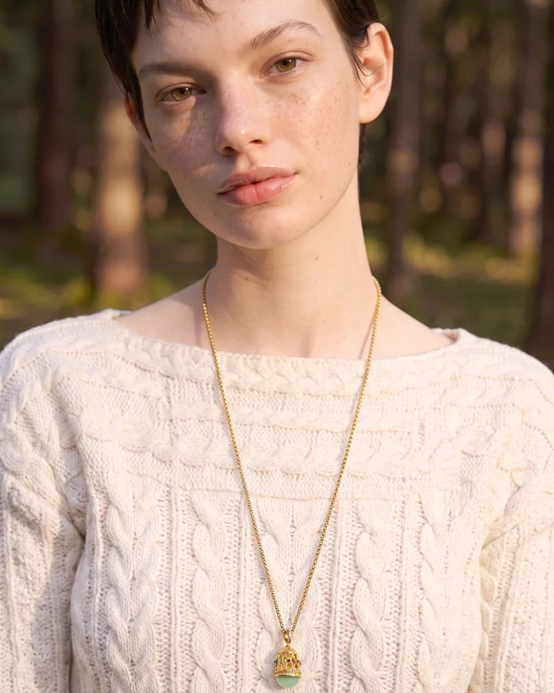 Jewel Pendulum Necklace