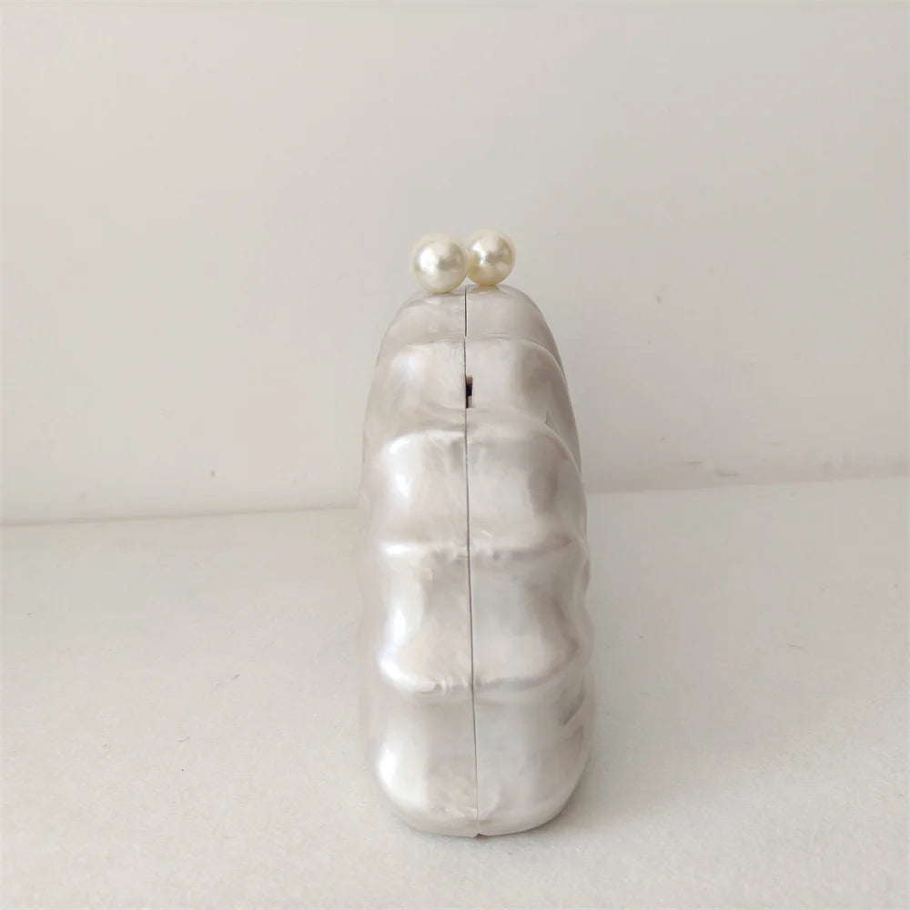 Nautilus Pearl Shell Clutch Bag