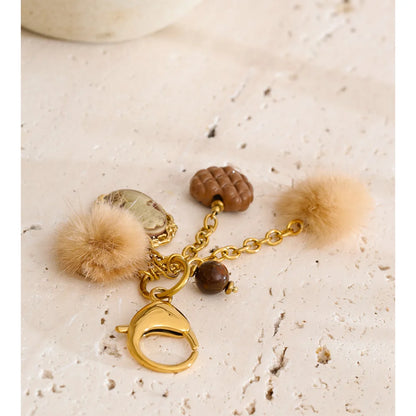 Boheme Cameo Charm Keychain