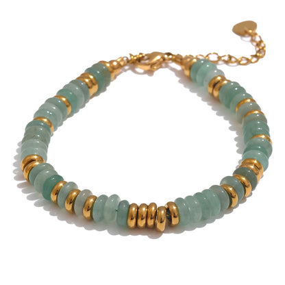 Riviera Gemstone Beaded Bracelet