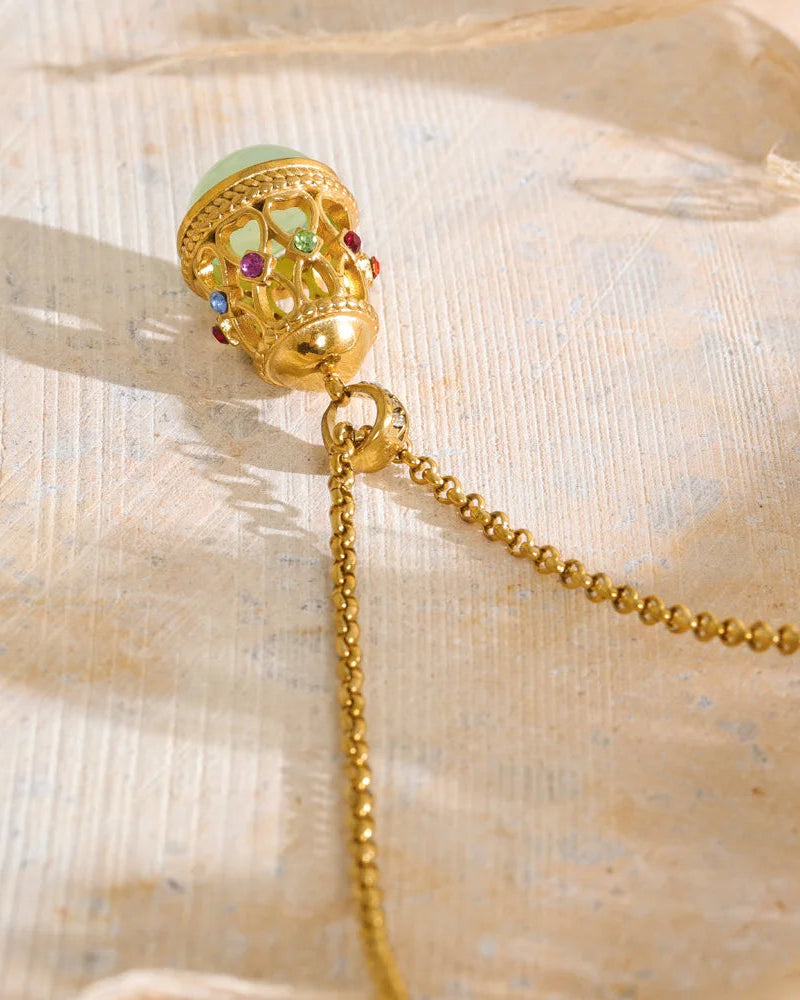 Jewel Pendulum Necklace