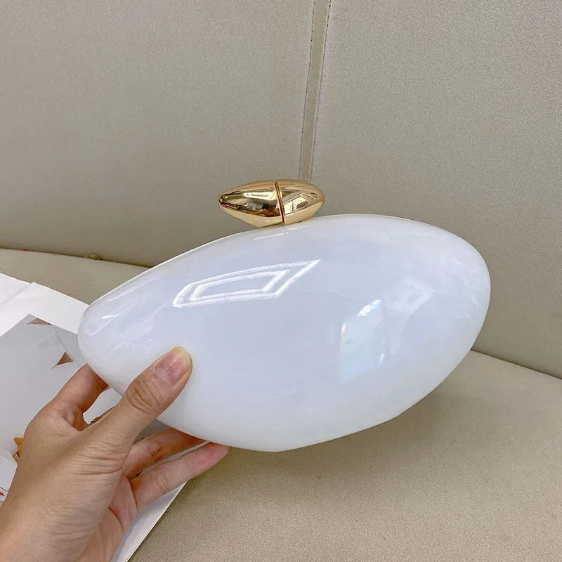 Venus Shell Acrylic Clutch