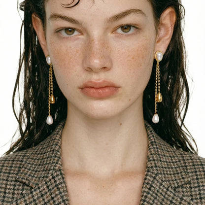 Pearl Cascade Earrings