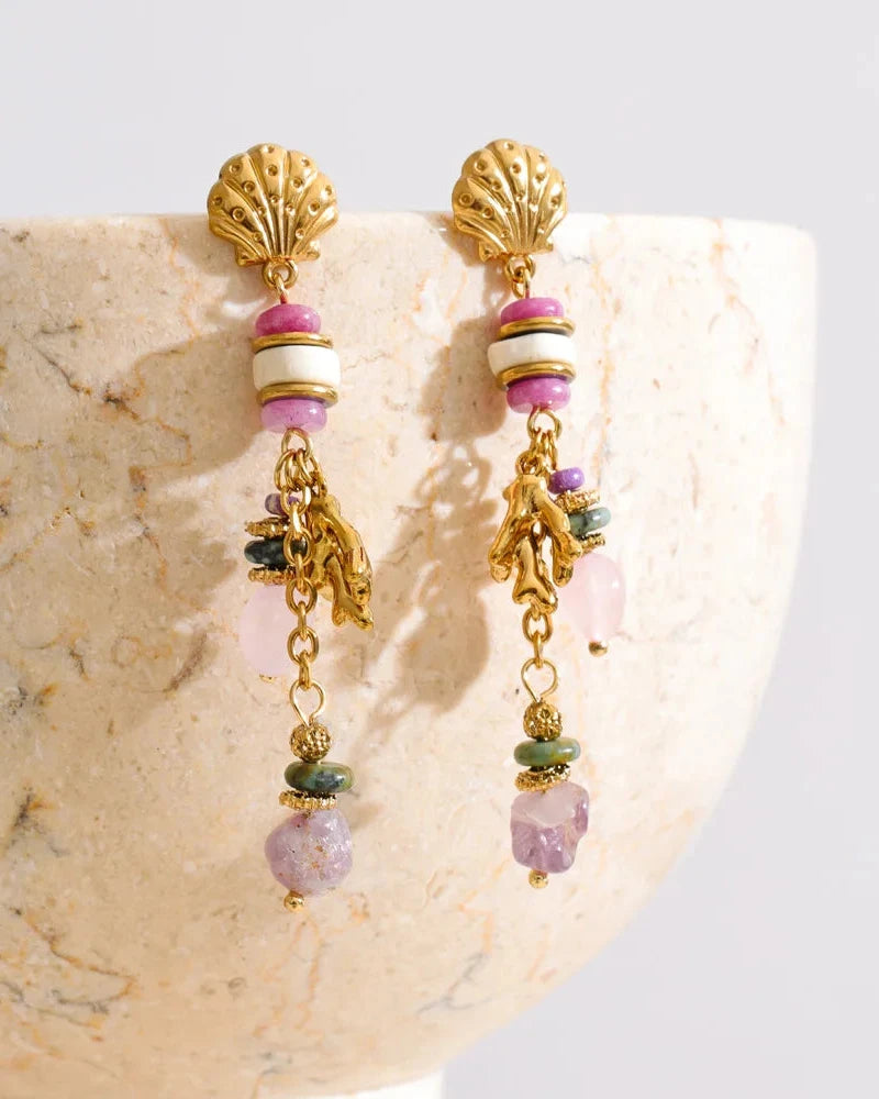 Nymphaea Shell Earrings