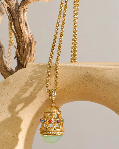 Jewel Pendulum Necklace