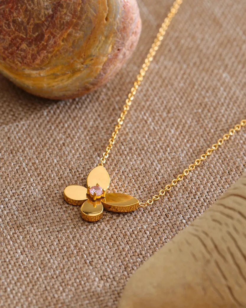 Nymphaea Butterfly Necklace