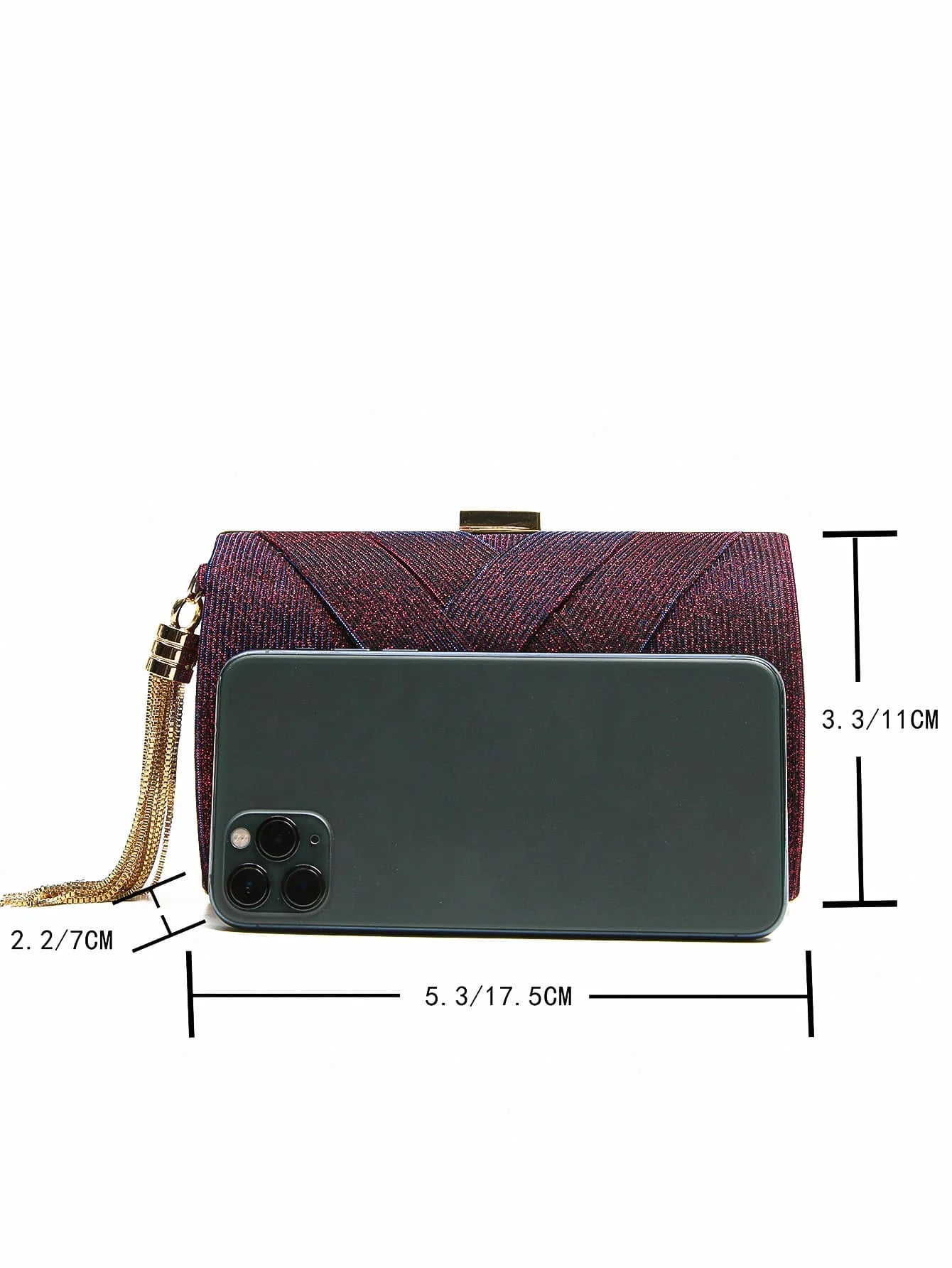 Luxury Vintage Chic Tassel Clutch Bag