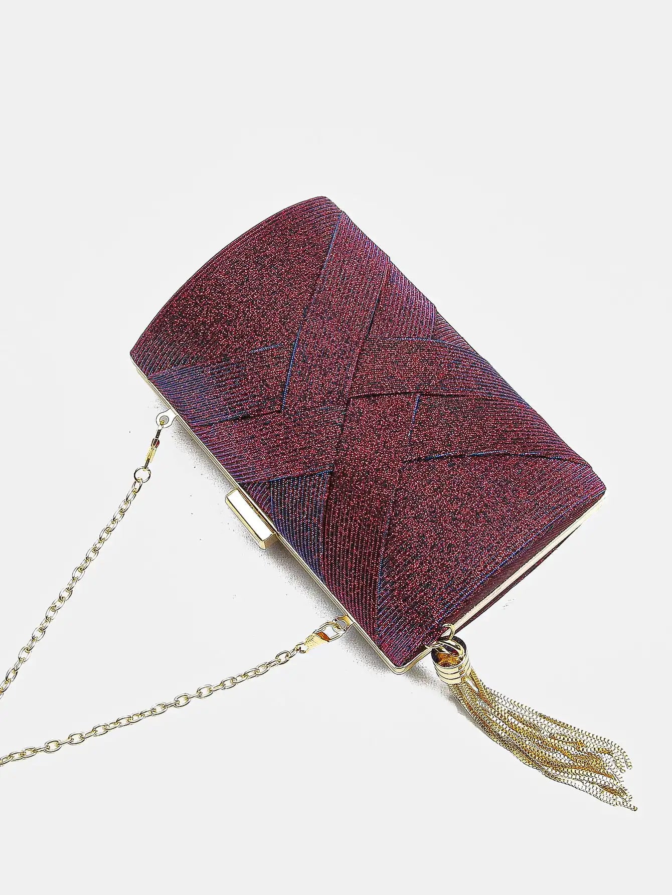 Luxury Vintage Chic Tassel Clutch Bag