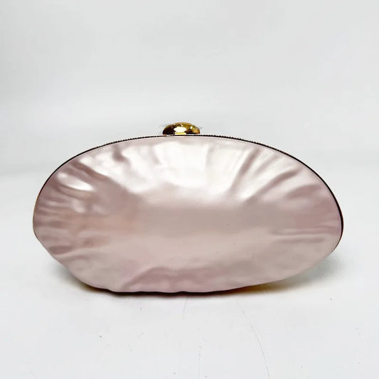 Retro Couture Shell Clutch