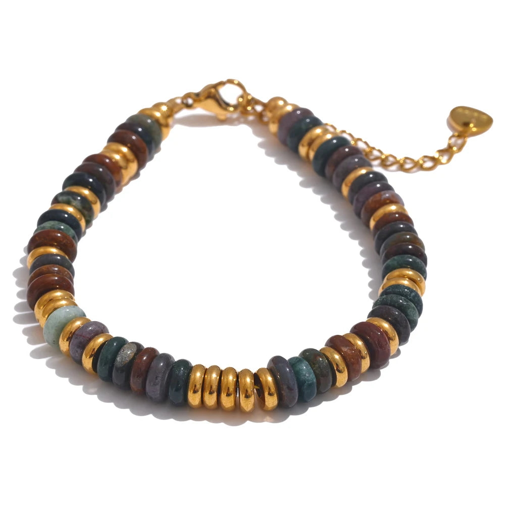 Riviera Gemstone Beaded Bracelet