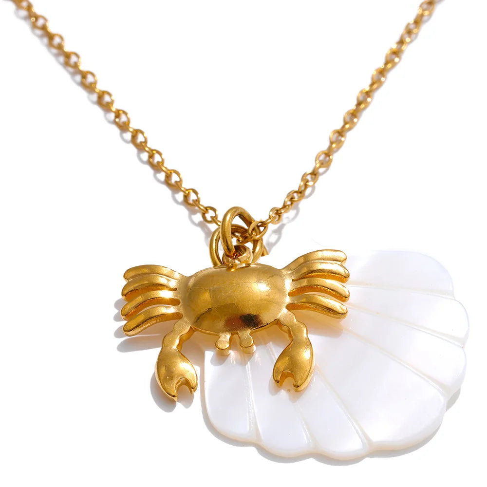 Marina Shell Charm Necklace