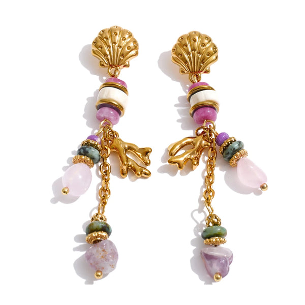 Nymphaea Shell Earrings