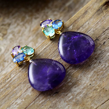 Mirabelle Gem Drop Earrings