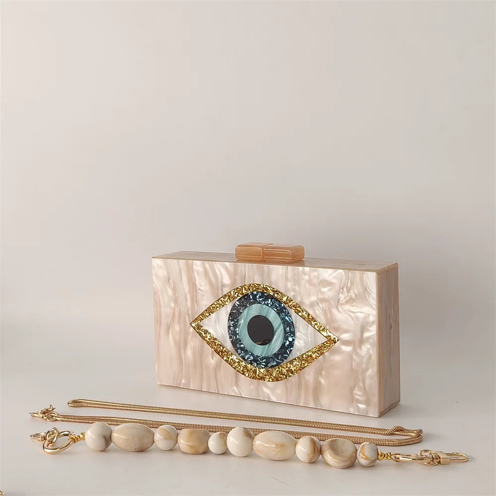 Luxury Mystic Evil Eye Clutch Bag