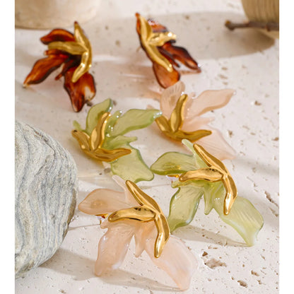 Nymphaea Petal Earrings