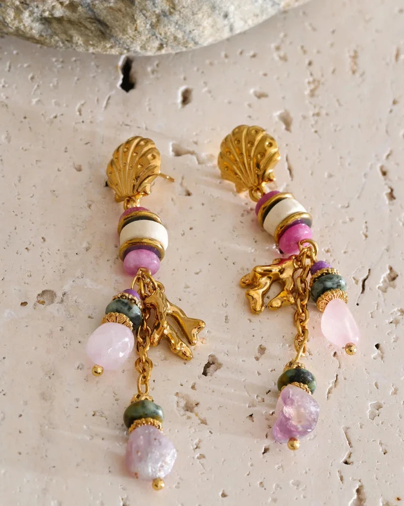 Nymphaea Shell Earrings