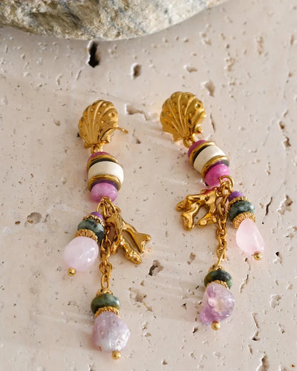 Nymphaea Shell Earrings