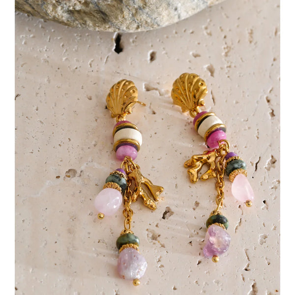Nymphaea Shell Earrings