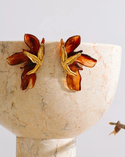 Nymphaea Petal Earrings