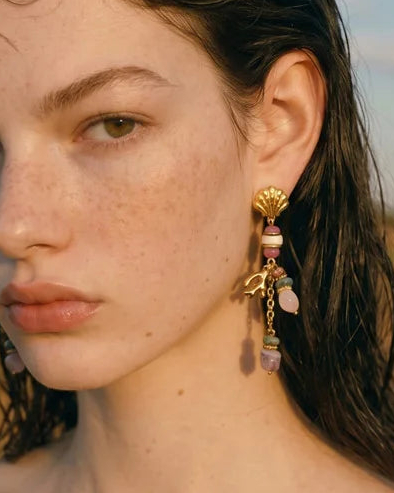 Nymphaea Shell Earrings