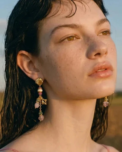 Nymphaea Shell Earrings