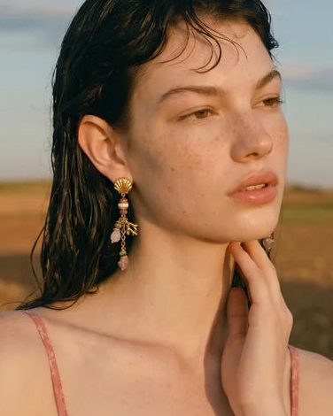 Nymphaea Shell Earrings
