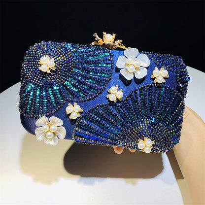 Floral Dream Pearl Clutch