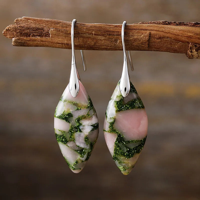 Jasper Luxe Marble Earrings