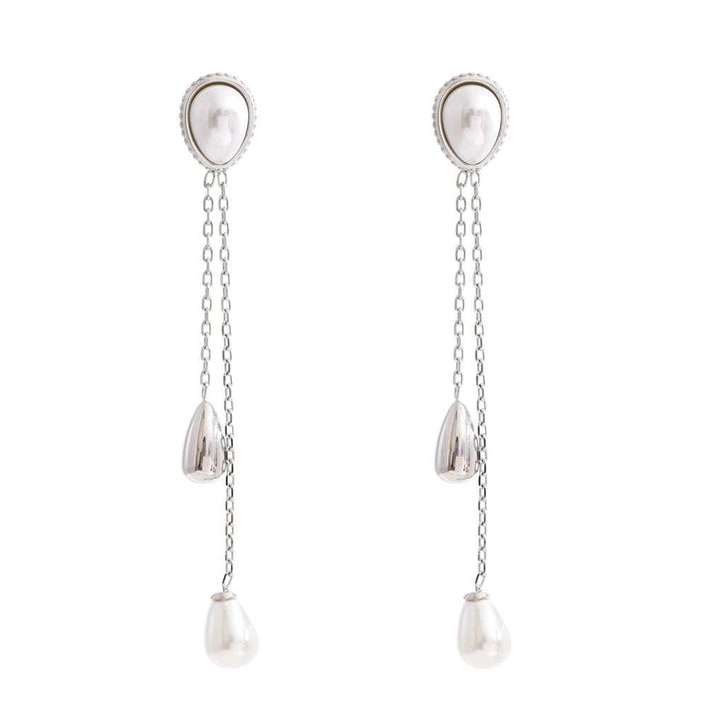 Pearl Cascade Earrings
