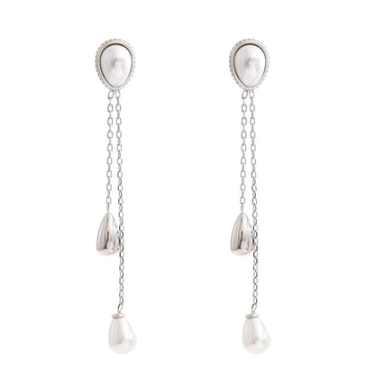Pearl Cascade Earrings