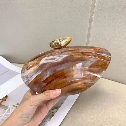 Venus Shell Acrylic Clutch